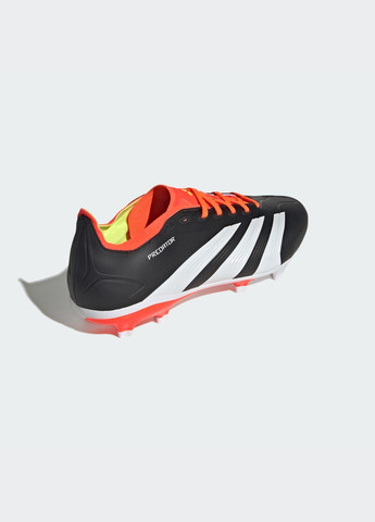 Черные летние футбольные бутсы predator 24 league low firm ground adidas