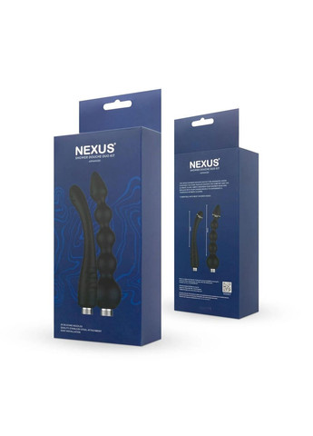 Набор анальных насадок для душа ADVANCED Shower Douche — Black, 2 шт. Nexus (367723275)