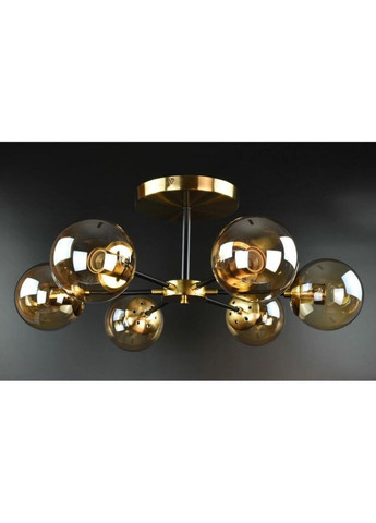 Люстра потолочная на 6 лампочек 26591 Латунь 26х65х65 см. Sunnysky (324396565)