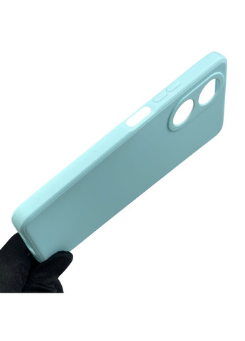 Чехол для A58 4G с квадратными гранями с защитой камеры на оппо а58 4г бирюзовий Oppo (366021295)