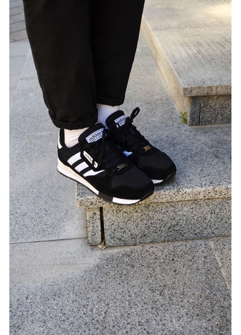 Чорні Осінні кросівки чоловічі adidas trezoid 2 black white адідас No Brand