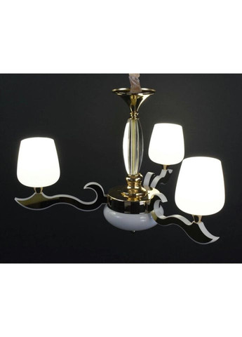 Люстра підвісна на 3 лампочки з пультом 27167 Золото 50-100х62х62 см. Sunnysky (335975563)