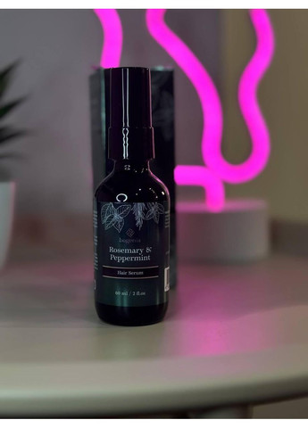 🌿 Сыворотка для волос Rosemary & Peppermint, 60 мл Bogenia (369719953)