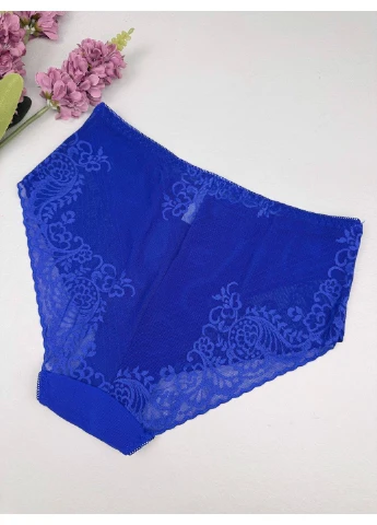 Кружевные трусики слипы с сеточкой 0743 Nadizi (392962273)