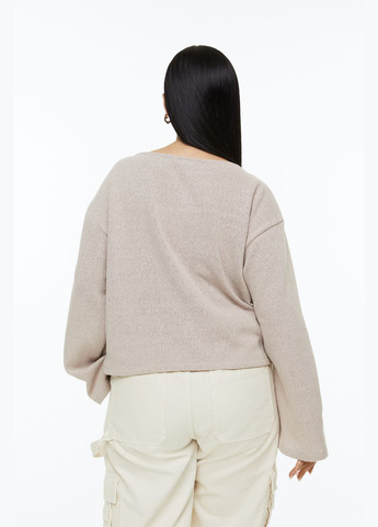 Светло-бежевый демисезонный джемпер H&M