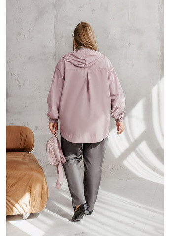 Бледно-розовая демисезонная куртка-ветровка Minova