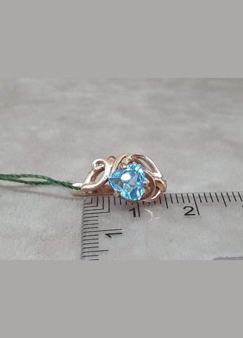 Золотые серьги с топазами. 21150 No Brand (300293178)