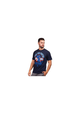 Комбинированная футболка мужская karate kt-42 темно-синий (06508067) FDSO