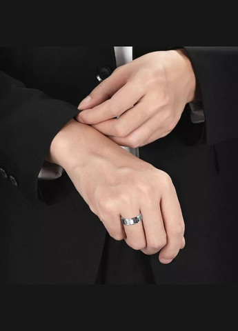 Чоловіче кільце із сталі R-M7593S-08 з матовою гранованою поверхнею(Розмір:,2 мм(8 США) Ширина:8мм) Spikes (333698374)