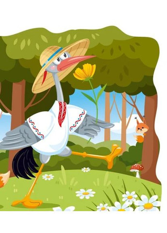 Украинские сказки. Лисичка и журавль РАНОК (370063503)