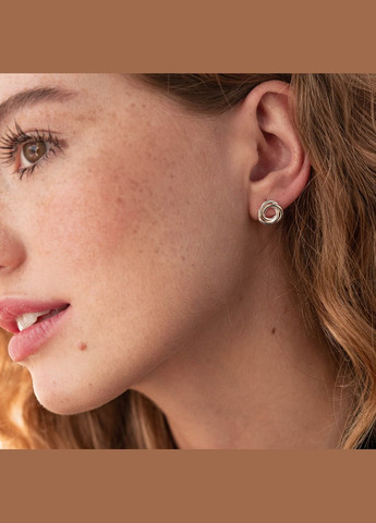 Серебряные серьги Увлечение 122754 Oniks (264393110)