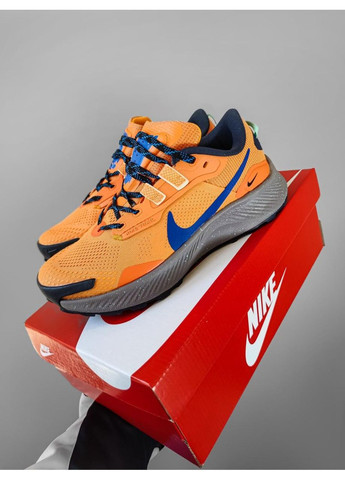Черные демисезонные кроссовки мужские nike pegasus trail 3 orange найк пегасус треил No Brand