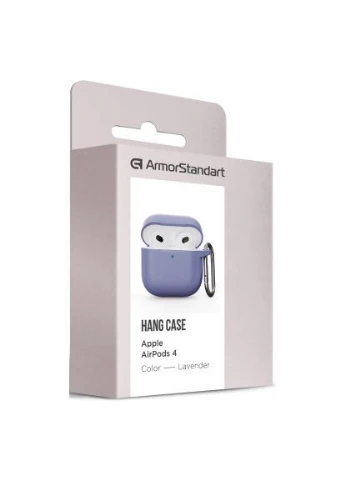 Чохол для навушників Hang Case для Apple AirPods 4 Lavender (ARM81282) ArmorStandart (397322752)