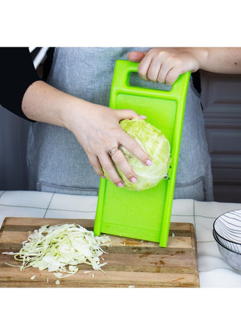 Ручная пластиковая шинковка с плавающим лезвием (34х14.5 см) Kitchette (327366488)