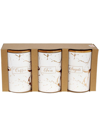 Набір банок для зберігання Bona Di 304-945 650 мл 3 предмети BonaDi (364101348)