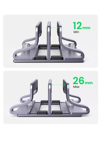 Подставка для ноутбука LP258 Vertical Laptop Stand Dual-slot (60643) Ugreen (371632348)