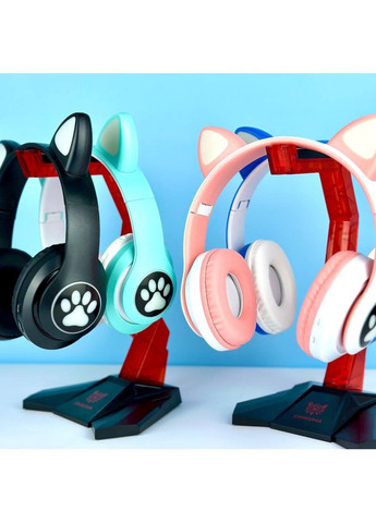 Беспроводные Bluetooth наушники кошачьи ушки Cat STN-28 с микрофоном и подсветкой AAA Class No Brand (353497807)