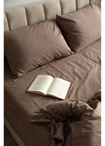 Постельное белье вареный хлопок "Белый" Двуспальный, Классическая простыня, наволочки 50х70 IN.HOME_UA (371141811)