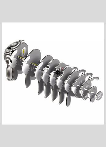 Збірна 3D модель Зоопарк Вовк (XEG-040) Eugy (333252784)