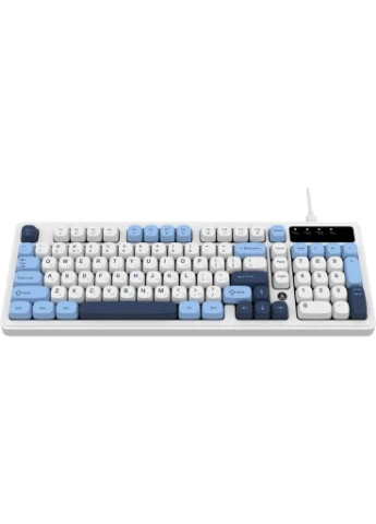 Клавиатура AF98 USB UA White/Blue (AF98-GB) Ajazz (391821157)