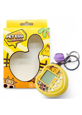 Електронна гра-брелок “Тамагочі: Pet Egg Game” (жовта) MIC (293968699)