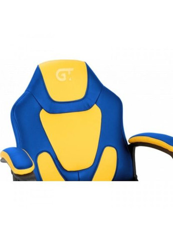 Крісло ігрове X1414 Blue/Yellow GT Racer x-1414 blue/yellow (276390418)