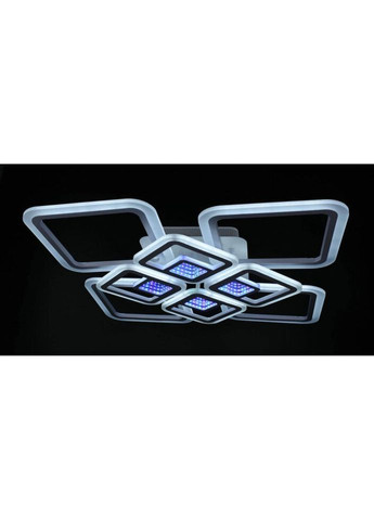 Люстра светодиодная потолочная LED светильник для квартиры на потолок лэд с пультом 26031 Белый 11х59х59 см. Sunnysky (335974879)