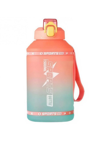 Эко-бутылка SPORTS BOTTLE для воды из безопасного пластика. Оранжевая No Brand (296101754)