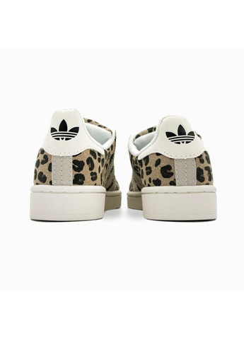 Бежевые демисезонные кроссовки мужские adidas campus 00s white leopard адидас кампус No Brand