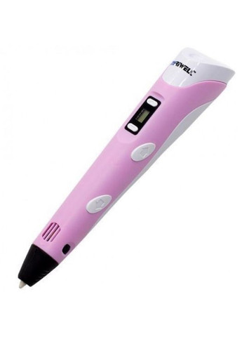 3D ручка RP100B з набором пластику 20 кольорів 200 метрів Рожева MyRiwell (364507503)