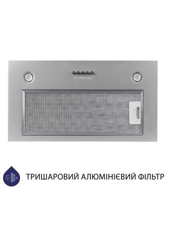 Вытяжка HBI 5327 GR 800 LED встроена MINOLA (339086831)