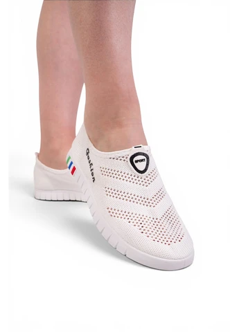 Сліпони жіночі білі 351100 Fashion (394396765)