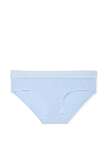 Трусики-хіпстер жіночі Logo Cotton Hiphugger Panty блакитні Victoria's Secret (330829445)