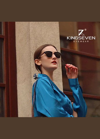 Поляризаційні сонцезахисні окуляри N5516 Black KINGSEVEN (322523213)