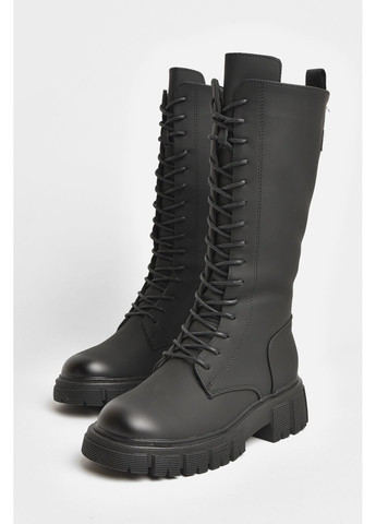 Осенние сапоги демисезонные детские девочка черного цвета Let's Shop