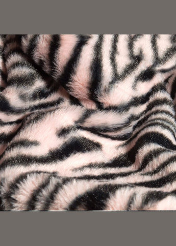 Тканина хутро штучне Сафарі пудра чорне для шуб жилеток покривало IDEIA (318506944)