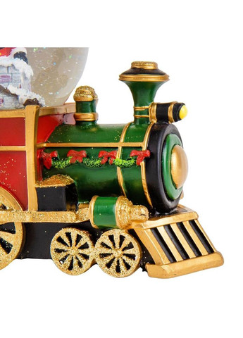 Фигурка снежный шар Новогодний поезд 20х11х18 см на батарейках 16016-024 Lefard (346530495)