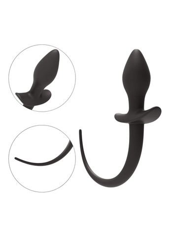 Силіконова анальна пробка з хвостом Wild Play "C3" Erospace No Brand (307151755)