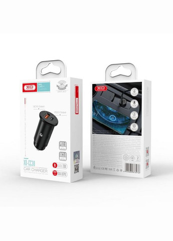 АЗП CC38 адаптер PD_3A_18W / QC3.0_3A_20W metal black XO (333827814)