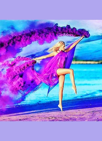 Ручний кольоровий дим фіолетовий найгустіший насичений, 70 сек., Maxsem (326842712)