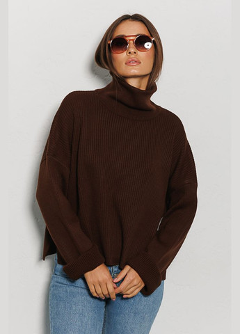 Коричневий демісезонний жіночий светр Arjen