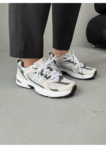 КРОСІВКИ ЖІНОЧІ NEW BALANCE 530 GREY WHITE V3 НЬЮ БЕЛАНС 530 No Brand сірі демісезони (367172121)