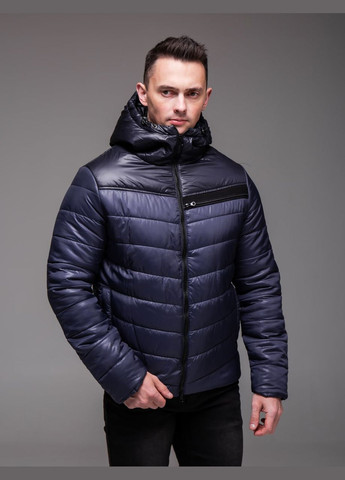 Темно-синяя зимняя мужская куртка "евро зима" Vakko