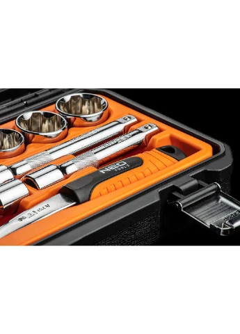 Комплект інструментів, набір торцевих головок 1/2", CrV, 23 шт. Neo Tools (381190989)