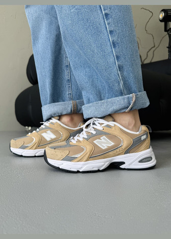 Кросівки жіночі New Balance 530 Brown Grey White | Нью Баланс 530 коричневі No Brand коричневі демісезони (342059650)