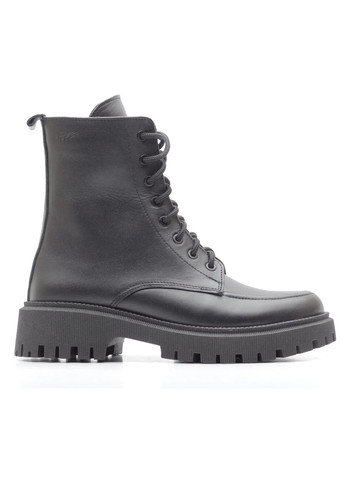 Зимние ботинки женские из натуральной кожи мех тимберленды Zlett