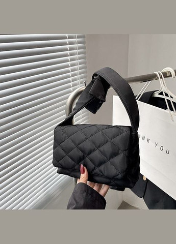 Жіноча сумка 8019 дута крос-боді чорна No Brand (306709438)