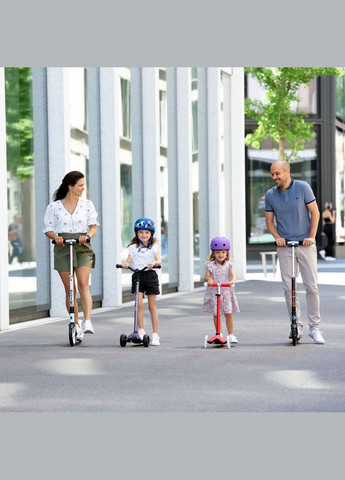 Захисний шолом, 48-53 см, фіолетовий з квітами () Micro AC2137BX (328261303)