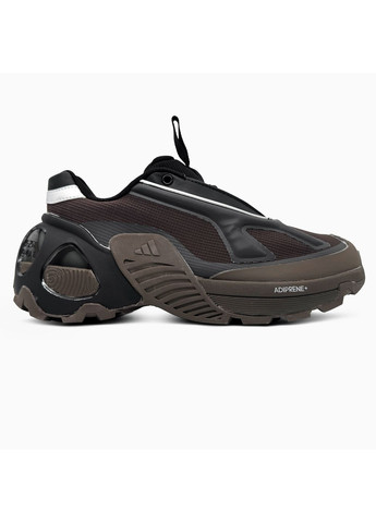 Чорні літні кросівки adidas edge runner black/brown адідас едж раннер No Brand