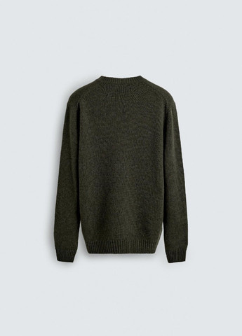 Оливковый (хаки) зимний свитер Zara